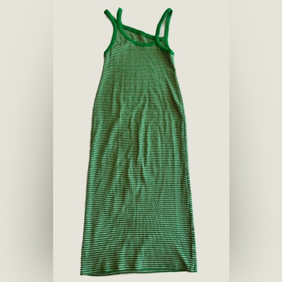 Zara asymmetrical striped body con dress - Picture 1 of 4